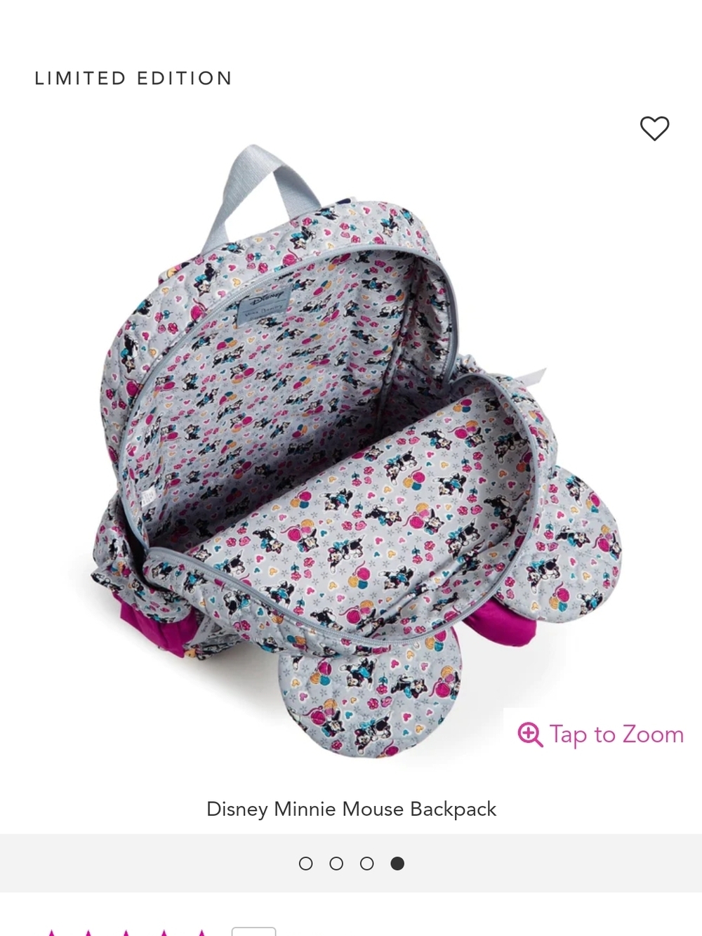 Disney Pets Vera Bradley Backpack - Picture 6 of 9